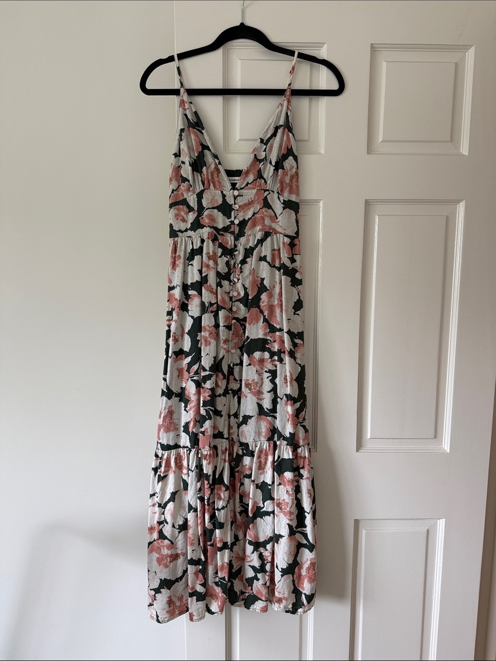 Abercrombie & Fitch Floral Spaghetti-Strap Dress